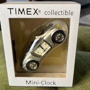 Timex Collectible Mini Convertible Car Clock .